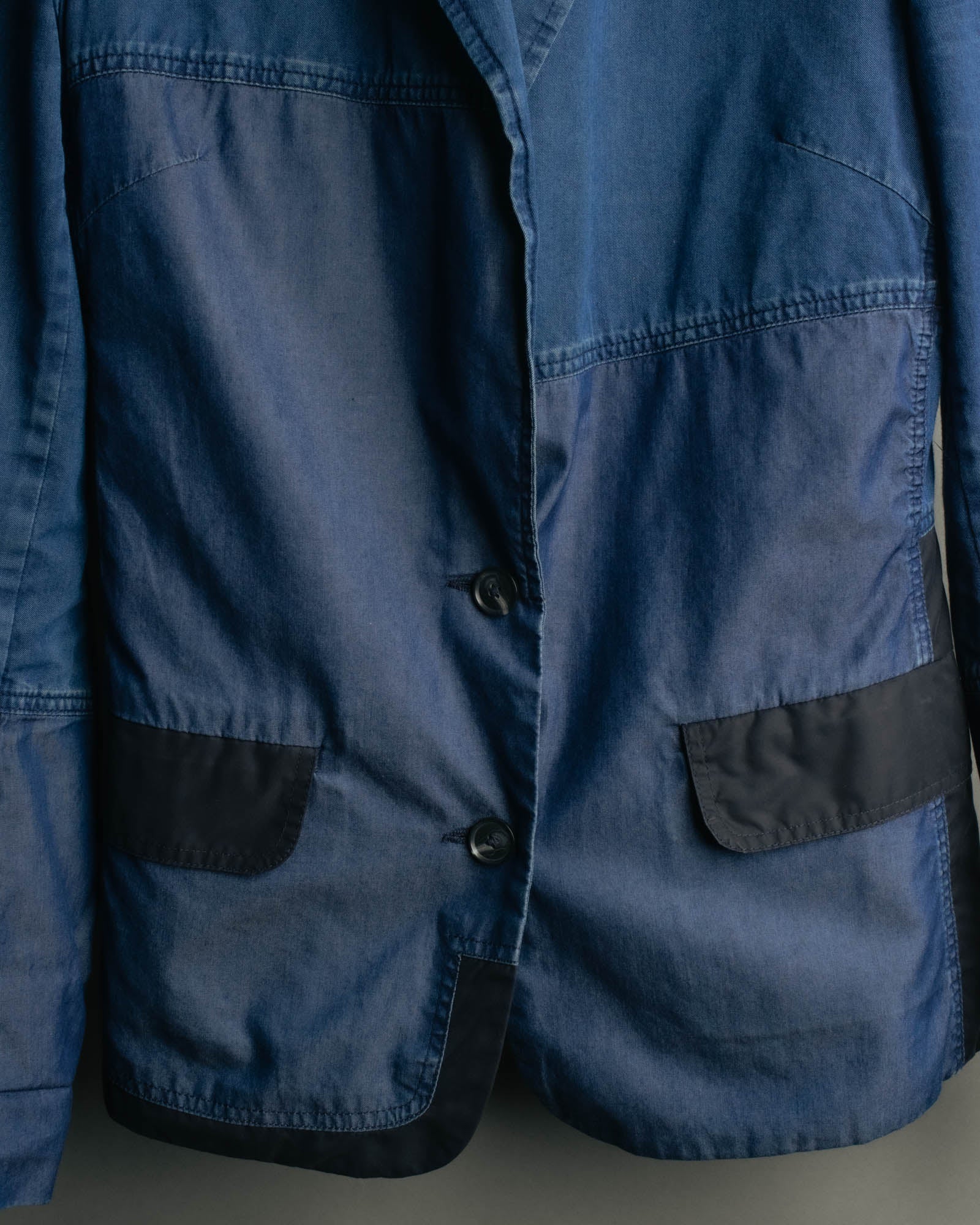 "Acne Studios" 2010's Patchwork cotton blazer