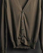"Maison Martin Margiela" 13SS  Elbow patch v neck knit cardigan