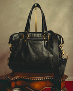 "–SPECIAL– Yves Saint Laurent" 00's-10's Soft leather 2-way handbag