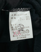“COMME des GARCONS” 90’s asymmetrical button wool knit cardigan