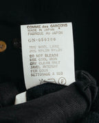 “COMME des GARCONS” 90’s asymmetrical button wool knit cardigan