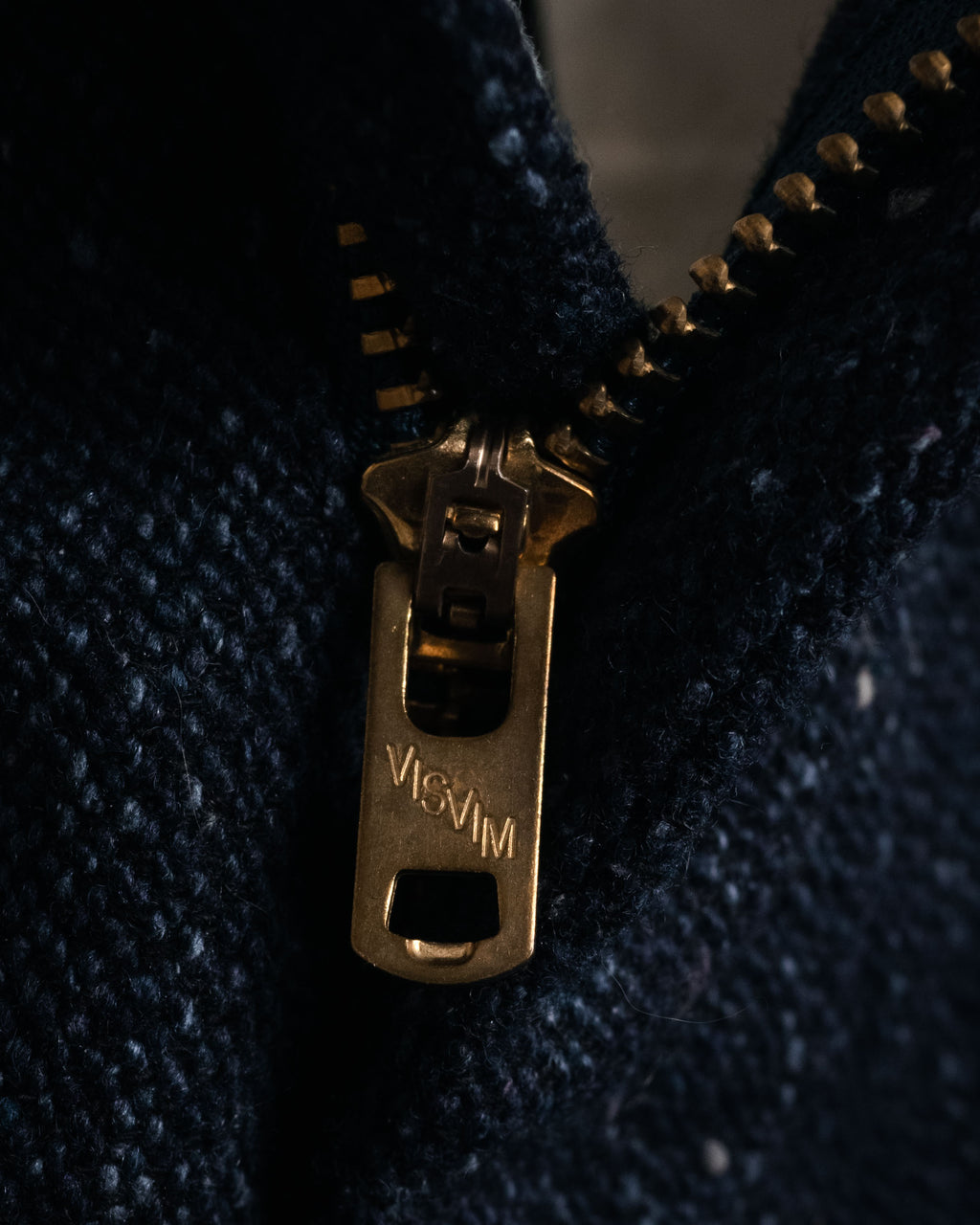 “visvim” 2014 AW Nep tweed cinch back trousers