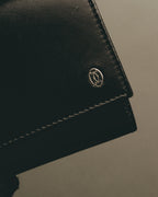 "Cartier" 00's-10's Sleek leather coin case
