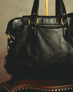 "–SPECIAL– Yves Saint Laurent" 00's-10's Soft leather 2-way handbag