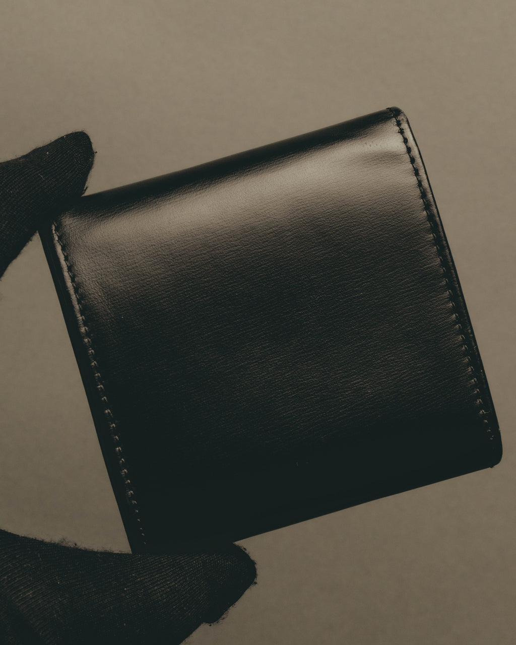 "Cartier" 00's-10's Sleek leather coin case