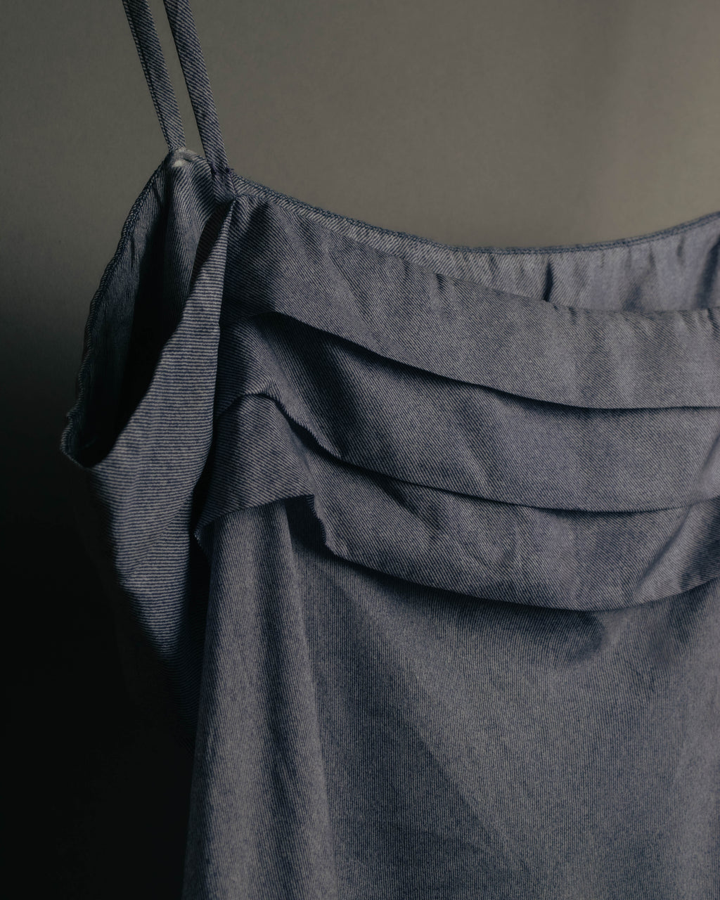 "Miu Miu" 90's-00's Delicate ruffled camisole top