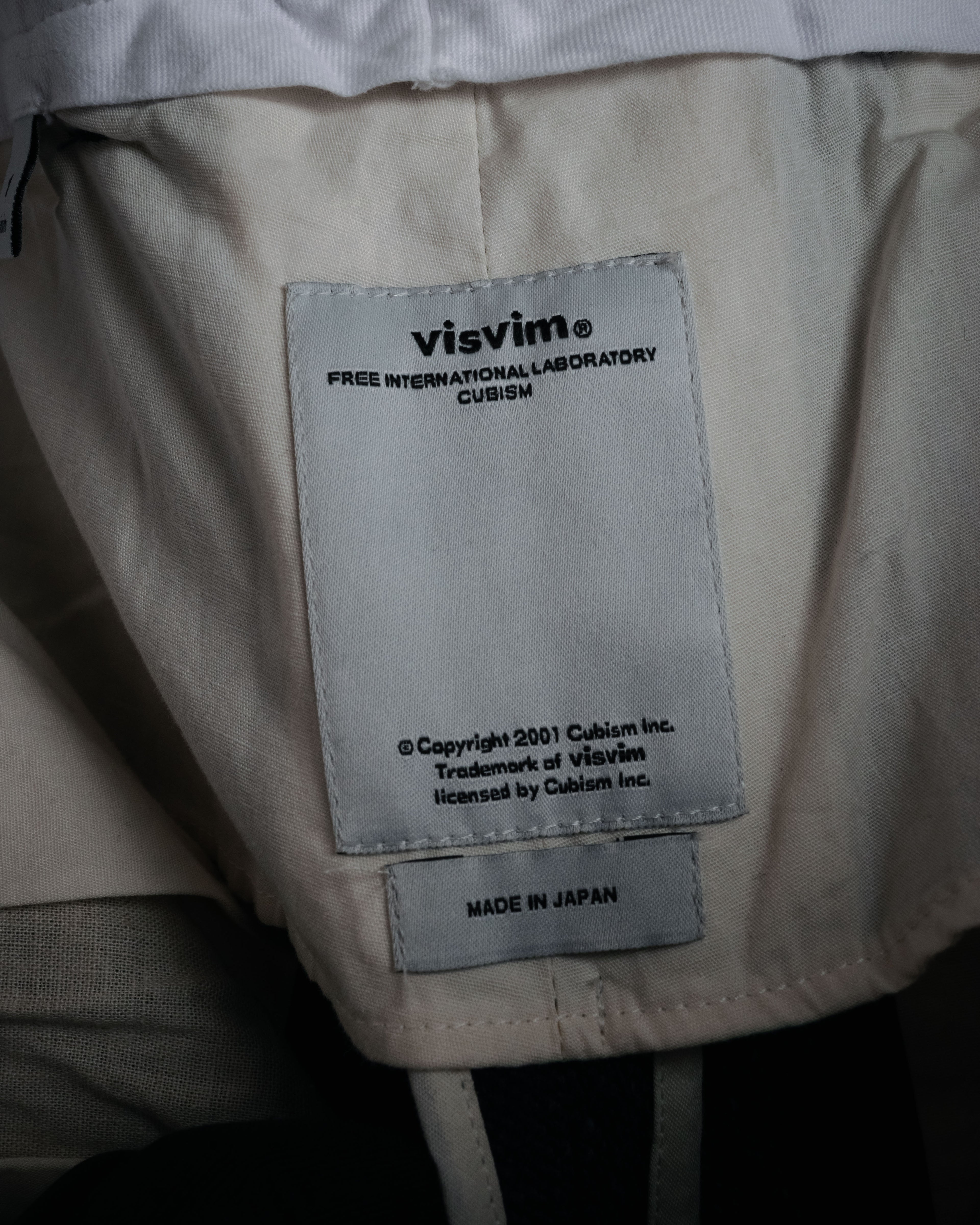 “visvim” 2014 AW Nep tweed cinch back trousers