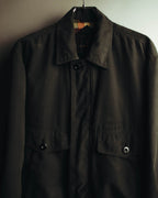 "GIANNI VALENTINO" 90's-00's Check lined zip-up blouson