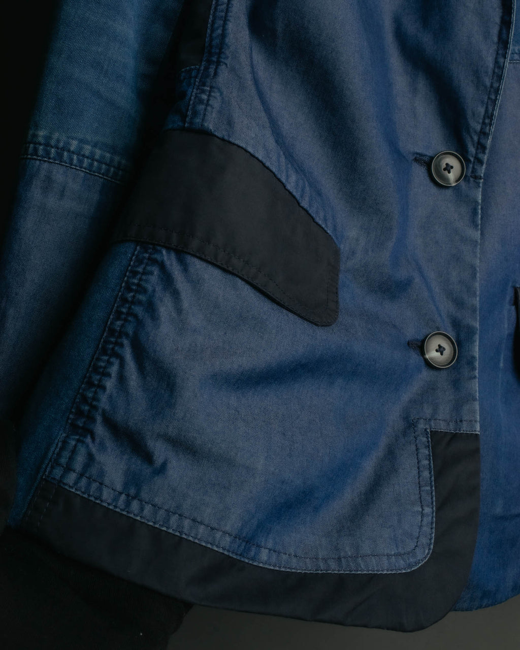 "Acne Studios" 2010's Patchwork cotton blazer