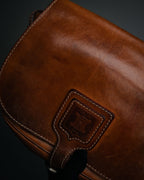 “CELINE” 90’s Leather triomphe shoulder bag