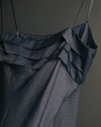 "Miu Miu" 90's-00's Delicate ruffled camisole top