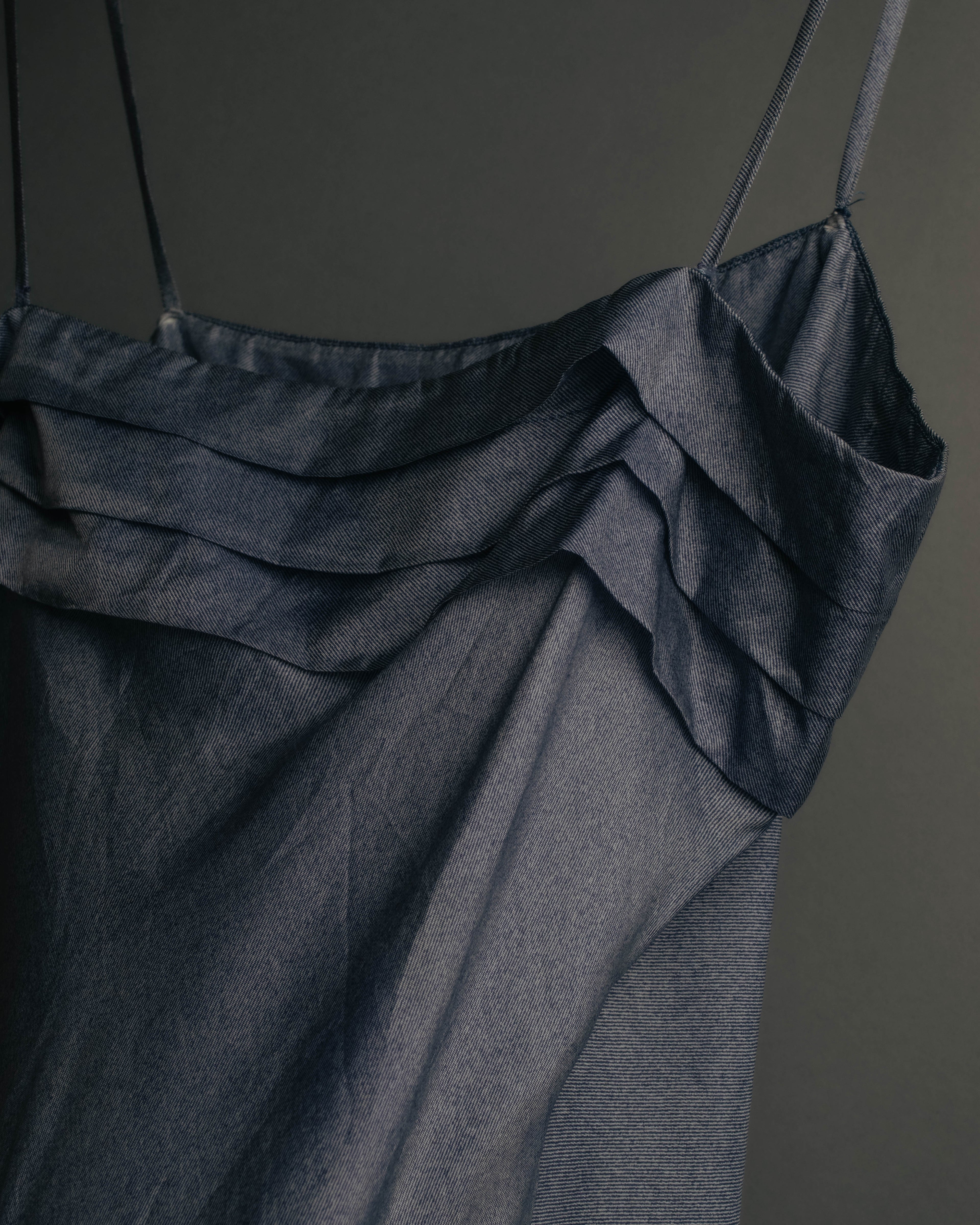 "Miu Miu" 90's-00's Delicate ruffled camisole top