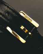 "LOEWE" 1990s to early 2000 ostrich leather shoulder bag
