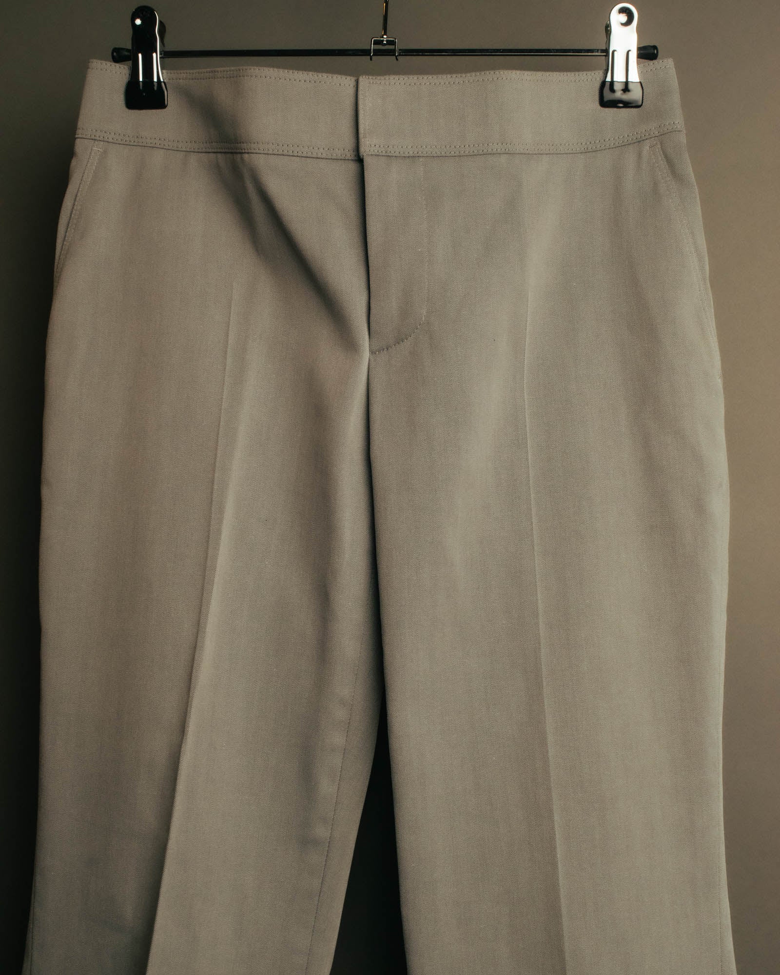 “BURBERRY LONDON” 2000’s Tailored light grey pants suit