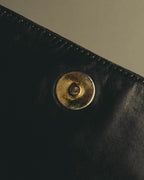"LOEWE" 1990s to early 2000 ostrich leather shoulder bag