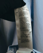 "GUCCI" 10's-20's Striped contrast-collar cotton shirt