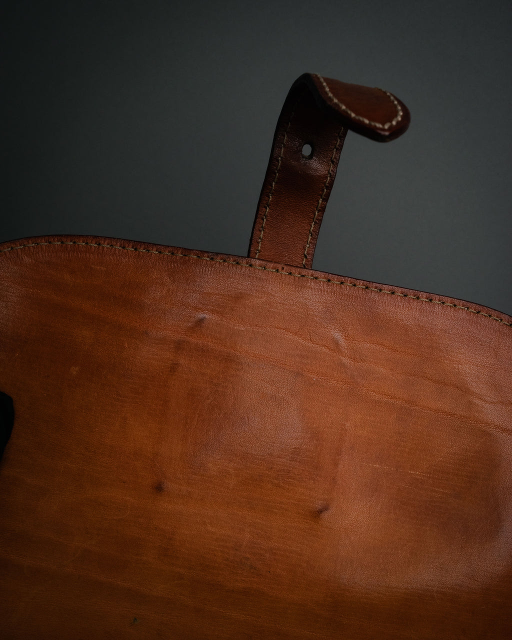 “CELINE” 90’s Leather triomphe shoulder bag