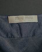 "Miu Miu" 90's-00's Delicate ruffled camisole top