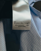 "GUCCI" 10's-20's Striped contrast-collar cotton shirt
