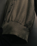 "Maison Martin Margiela" 13SS  Elbow patch v neck knit cardigan
