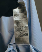"GUCCI" 10's-20's Striped contrast-collar cotton shirt