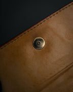 “CELINE” 90’s Leather triomphe shoulder bag