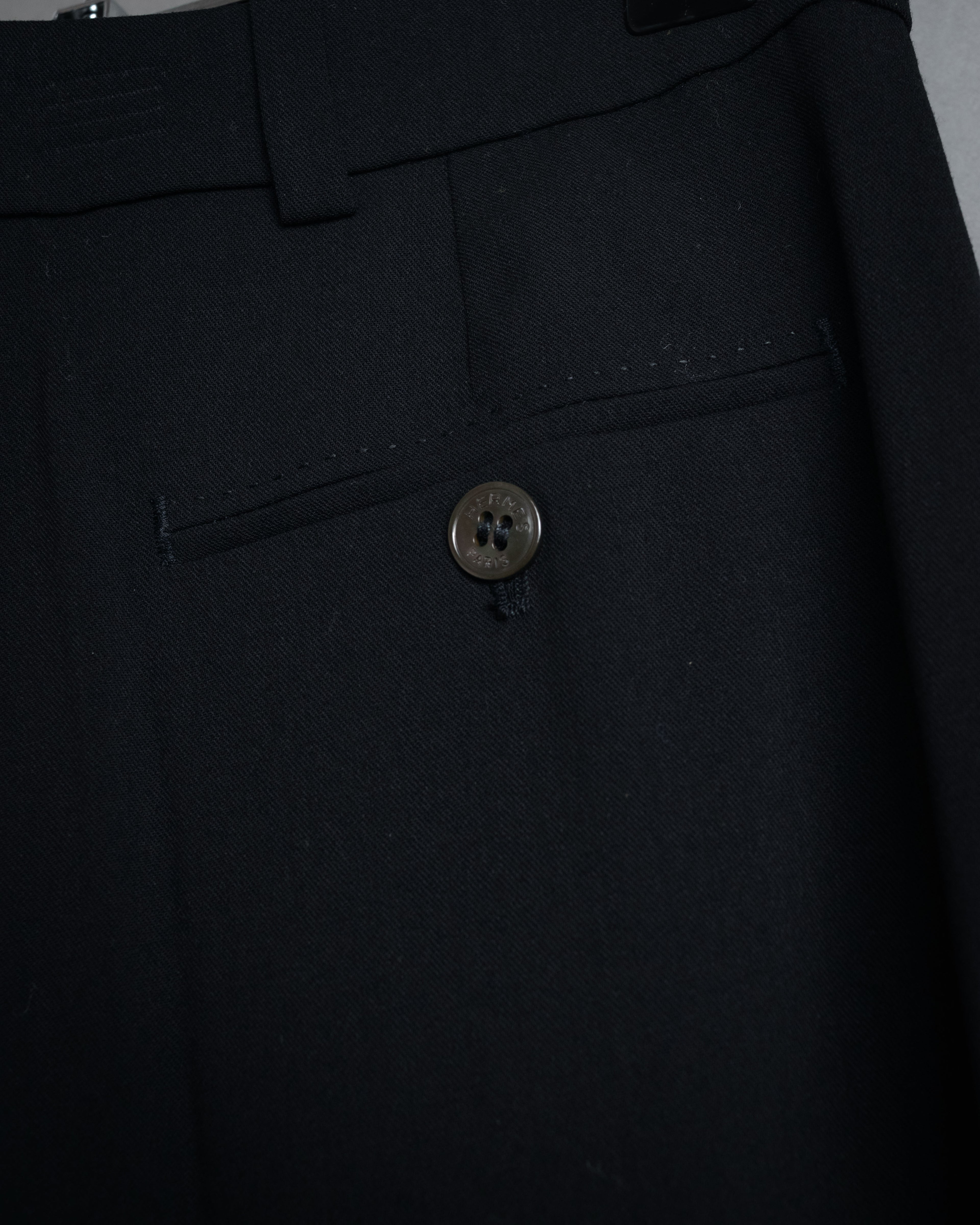 -SPECIAL- “HERMÈS“ 2000’s wool tailored trousers