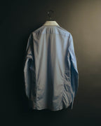 "GUCCI" 10's-20's Striped contrast-collar cotton shirt