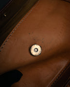 “CELINE” 90’s Leather triomphe shoulder bag