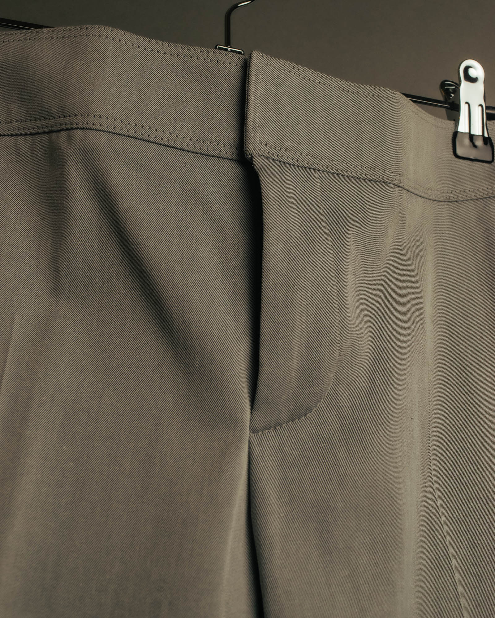 “BURBERRY LONDON” 2000’s Tailored light grey pants suit