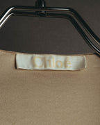 "Chloé" 10's Soft silk bow-tie blouse