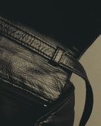 "LOEWE" 1990s to early 2000 ostrich leather shoulder bag