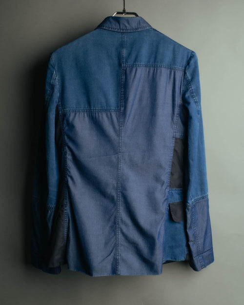 "Acne Studios" 2010's Patchwork cotton blazer