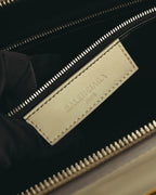 "BALENCIAGA" 2010's Structured leather top handle bag