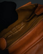 “CELINE” 90’s Leather triomphe shoulder bag