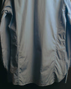 "GUCCI" 10's-20's Striped contrast-collar cotton shirt