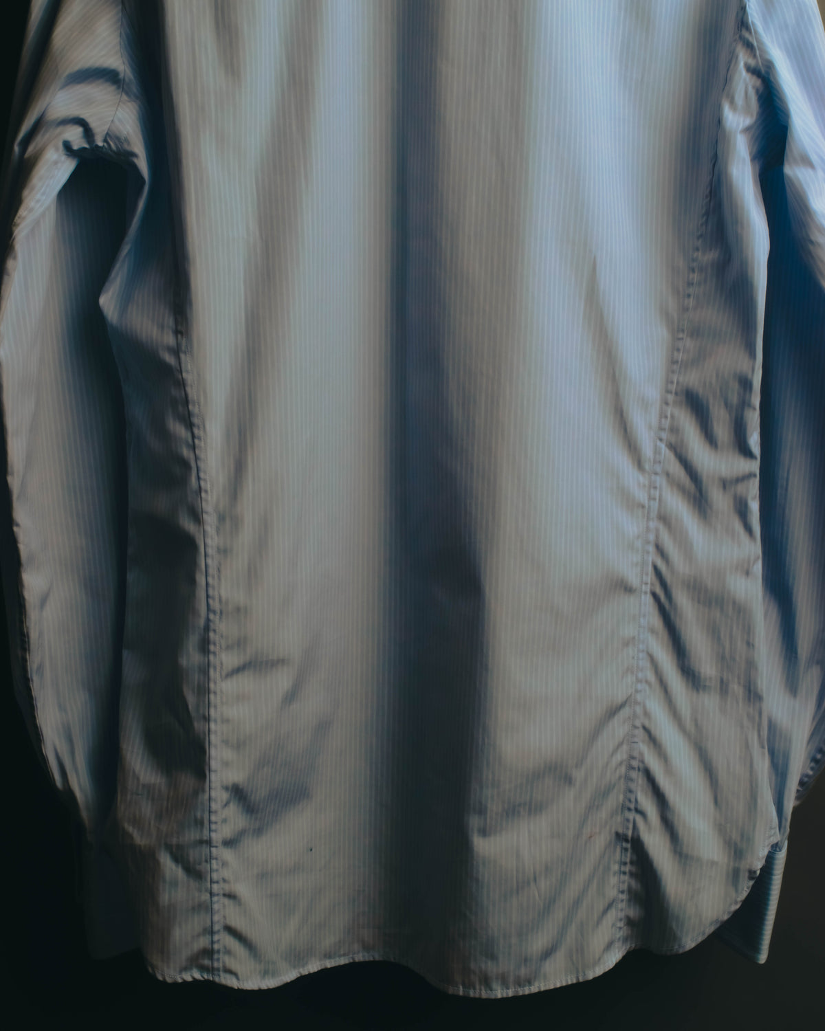 "GUCCI" 10's-20's Striped contrast-collar cotton shirt