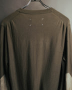 "Maison Martin Margiela" 13SS  Elbow patch v neck knit cardigan