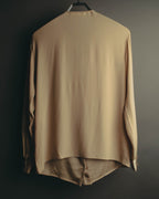 "Chloé" 10's Soft silk bow-tie blouse