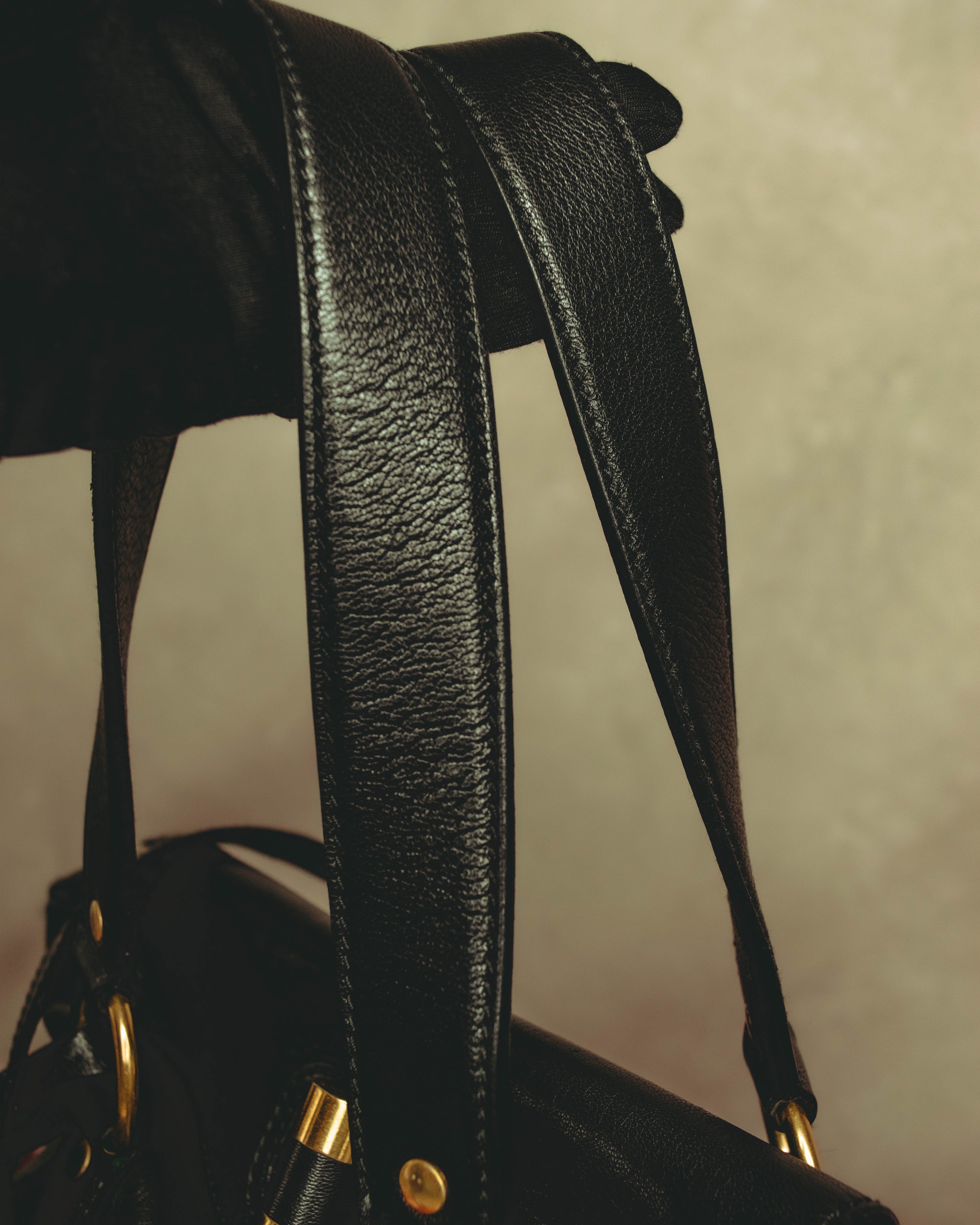 "–SPECIAL– Yves Saint Laurent" 00's-10's Soft leather 2-way handbag