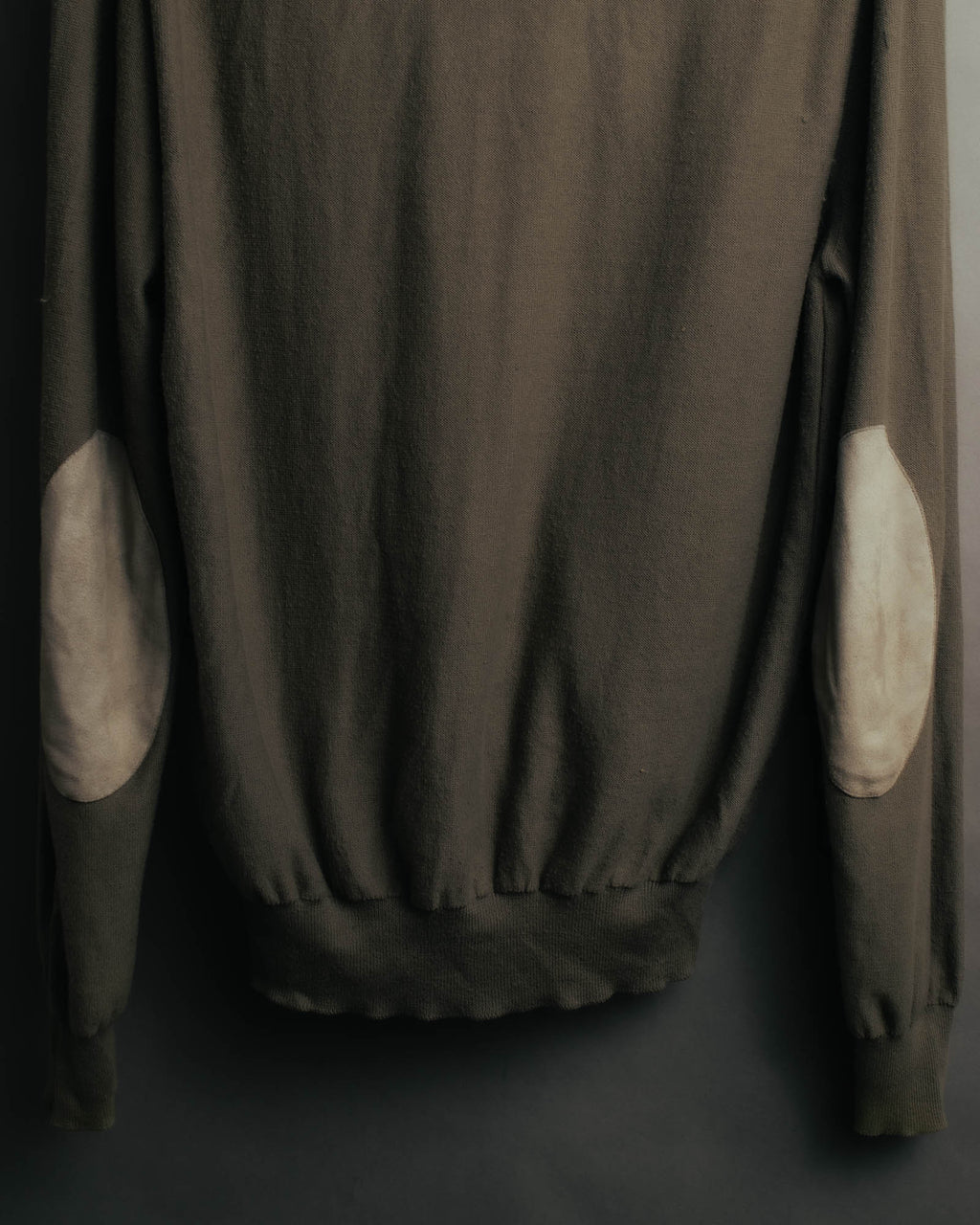 "Maison Martin Margiela" 13SS  Elbow patch v neck knit cardigan