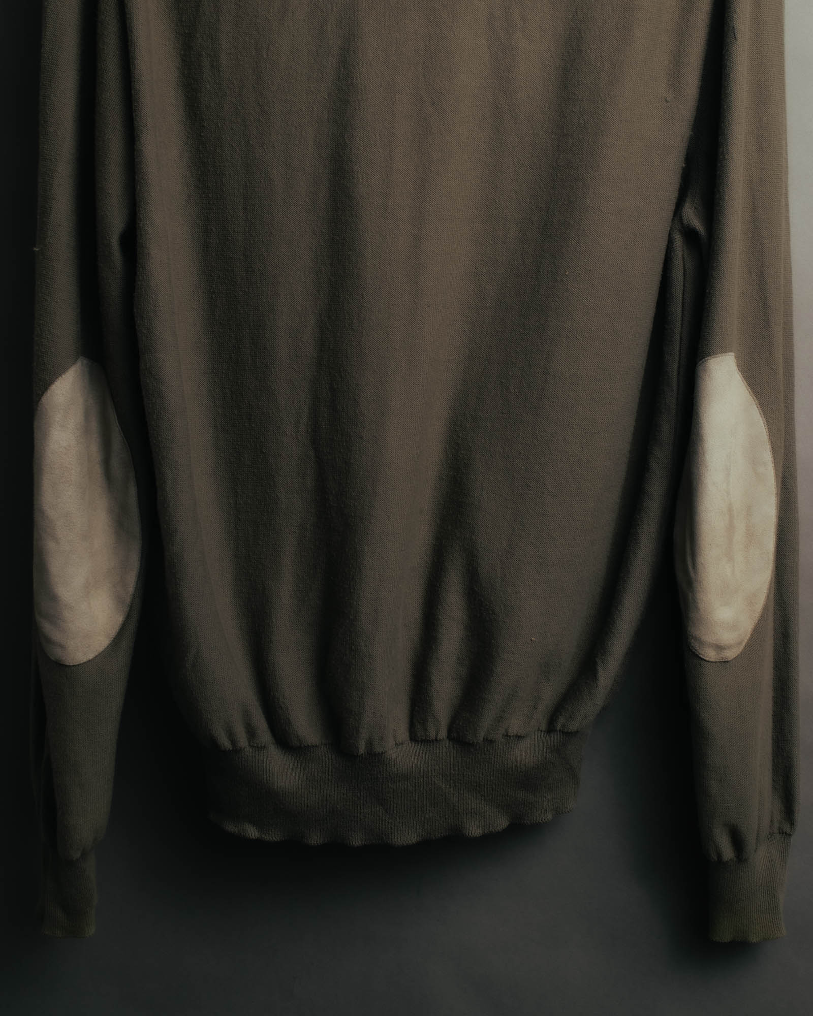 "Maison Martin Margiela" 13SS  Elbow patch v neck knit cardigan