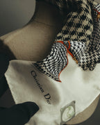 "Christian Dior" 80's Classic printed scarf