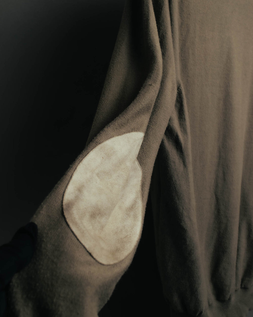 "Maison Martin Margiela" 13SS  Elbow patch v neck knit cardigan