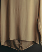 "Chloé" 10's Soft silk bow-tie blouse