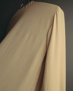 "Chloé" 10's Soft silk bow-tie blouse