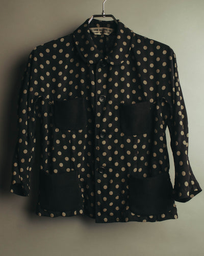 "COMME des GARÇONS COMME des GARÇONS" 2010's Polka dot lightweight jacket