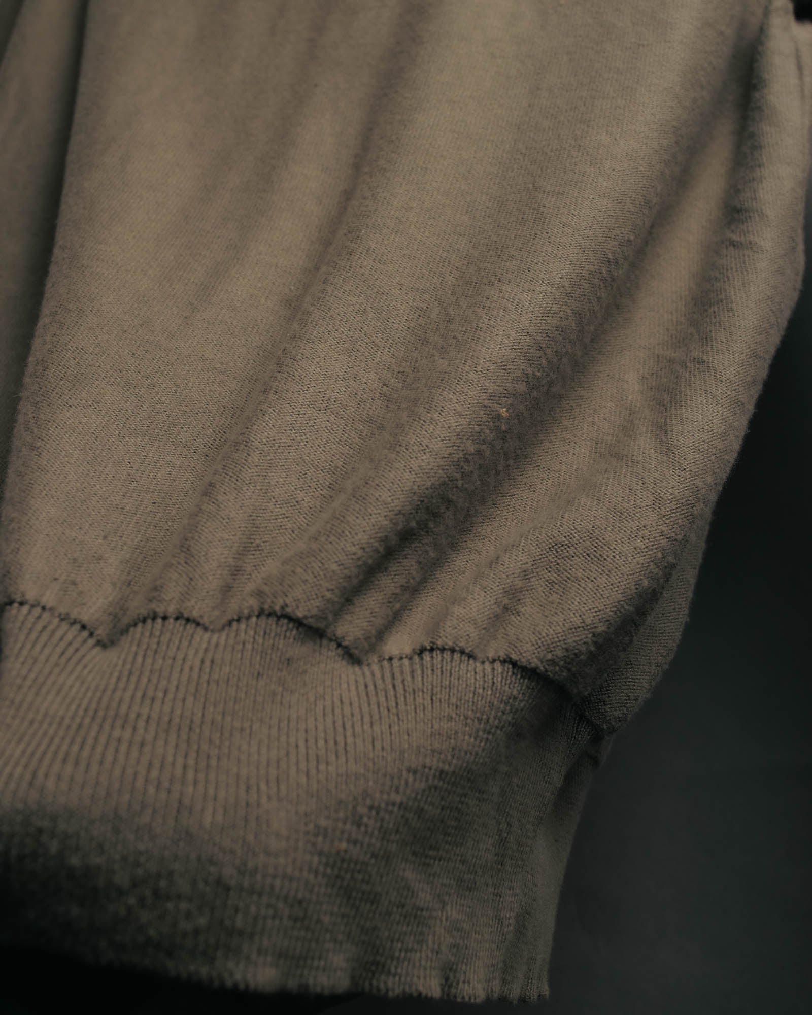 "Maison Martin Margiela" 13SS  Elbow patch v neck knit cardigan