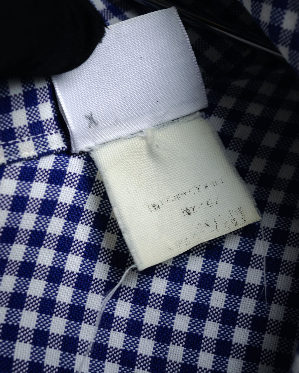 “HERMÈS” 90’s-00’s Gingham cuff shirt
