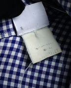 “HERMÈS” 90’s-00’s Gingham cuff shirt